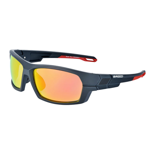 Breed Sirus Polarized Sunglasses - Black/Red - BSG069C2