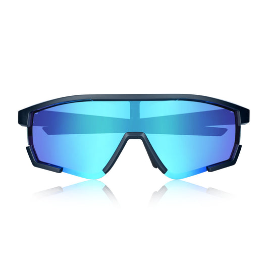 Breed Vega Polarized Sunglasses - Black/Blue - BSG070C2