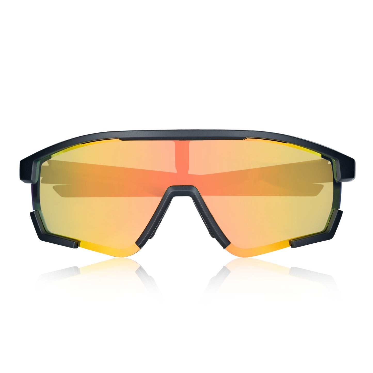 Breed Vega Polarized Sunglasses - Black/Red - BSG070C3