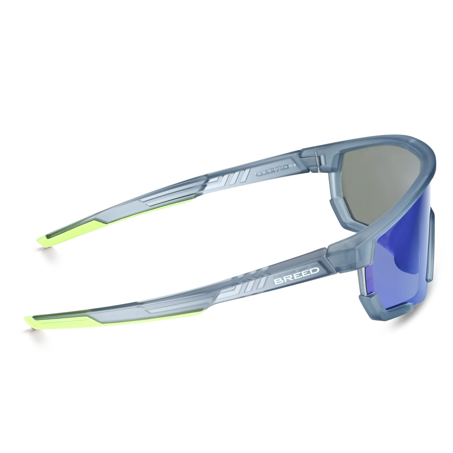 Breed Vega Polarized Sunglasses - Grey/Green - BSG070C4