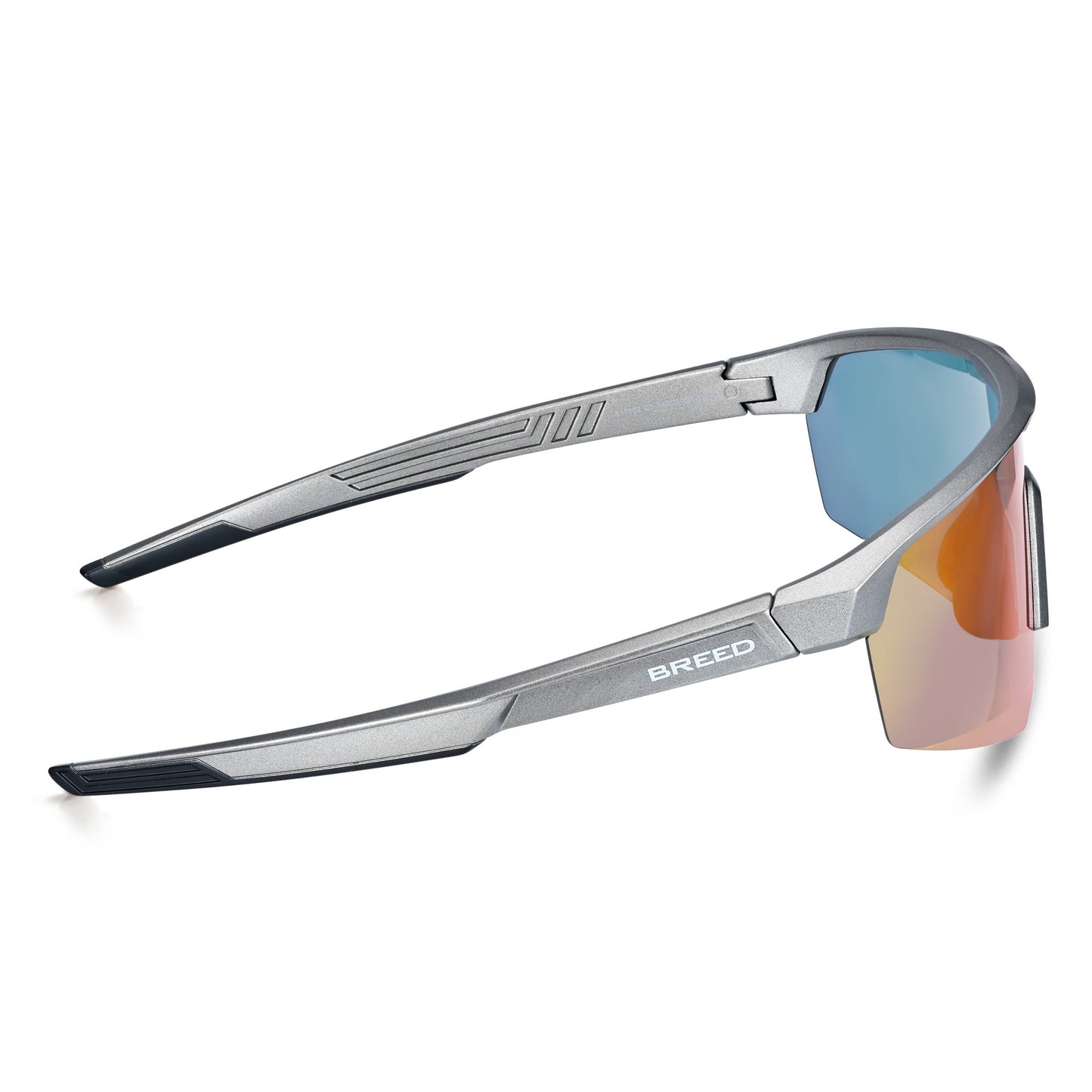 Breed Nyxon Polarized Sunglasses - Grey/Orange - BSG071C5