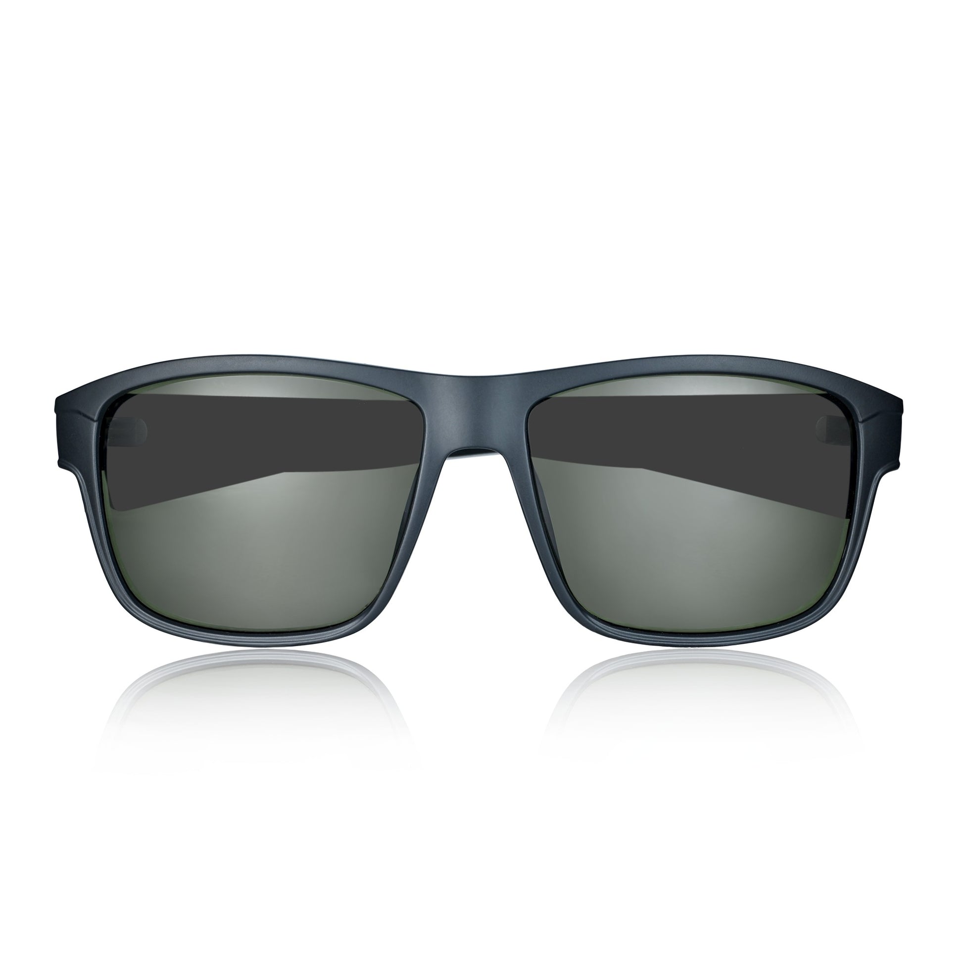 Breed Astor Polarized Sunglasses - Black/Green - BSG072C2