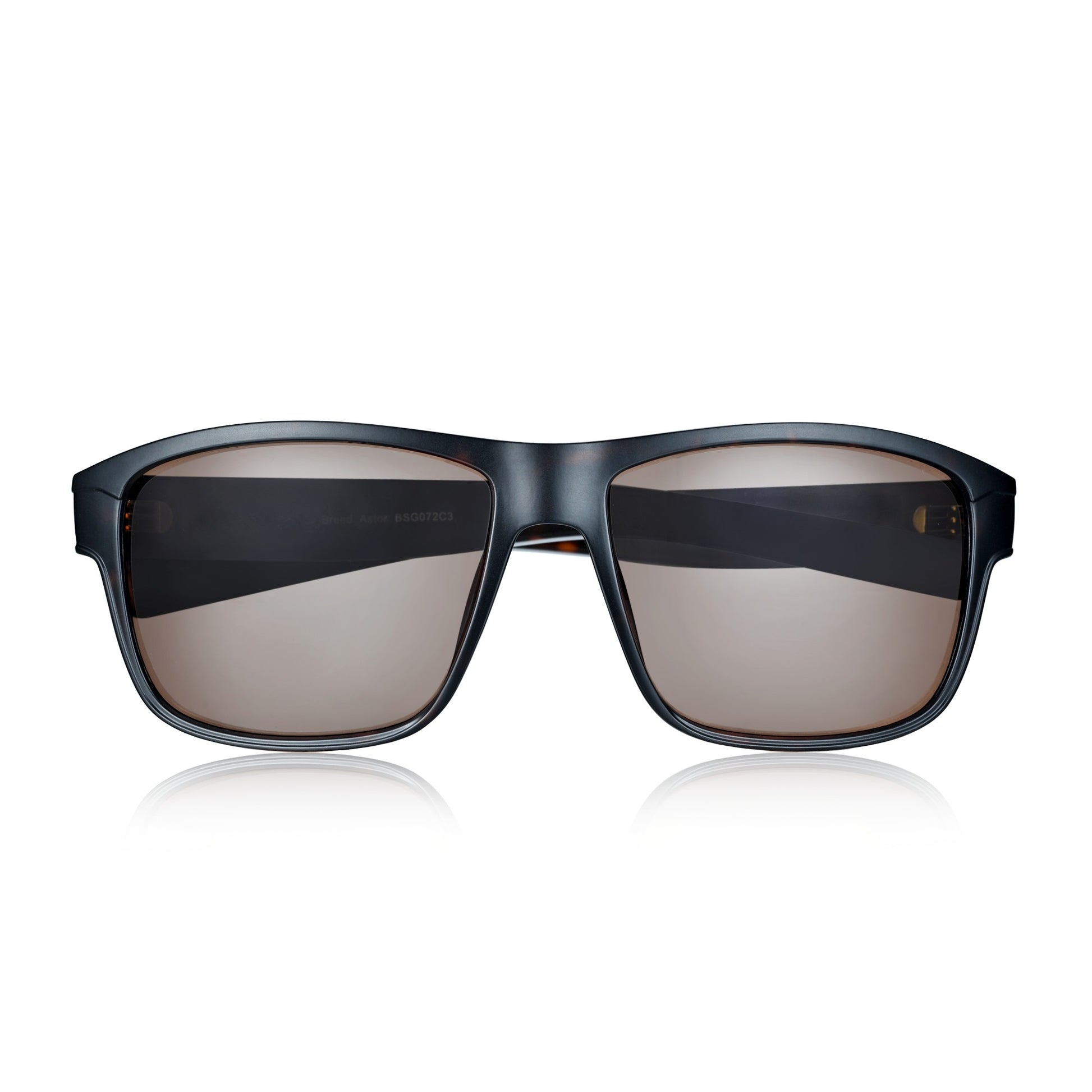 Breed Astor Polarized Sunglasses - Brown/Brown - BSG072C3