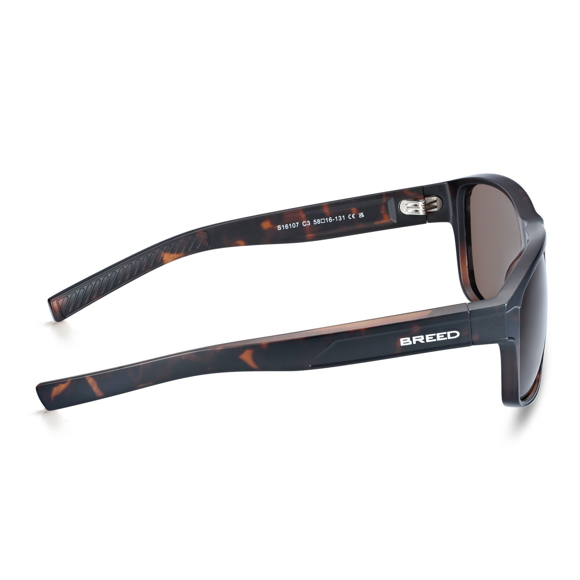 Breed Astor Polarized Sunglasses - Brown/Brown - BSG072C3