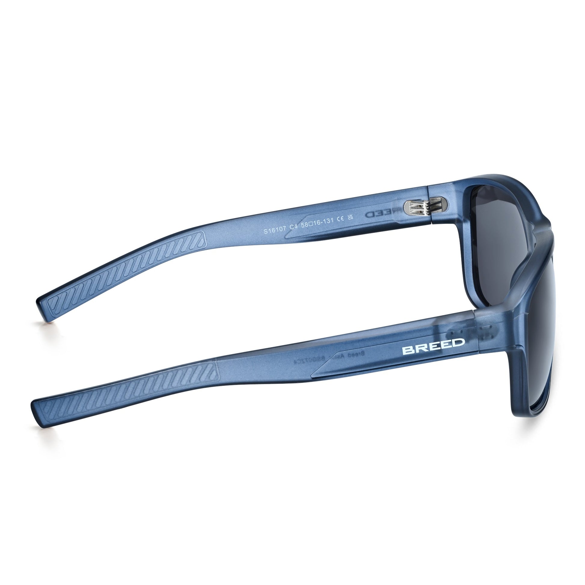 Breed Astor Polarized Sunglasses - Blue/Black - BSG072C4