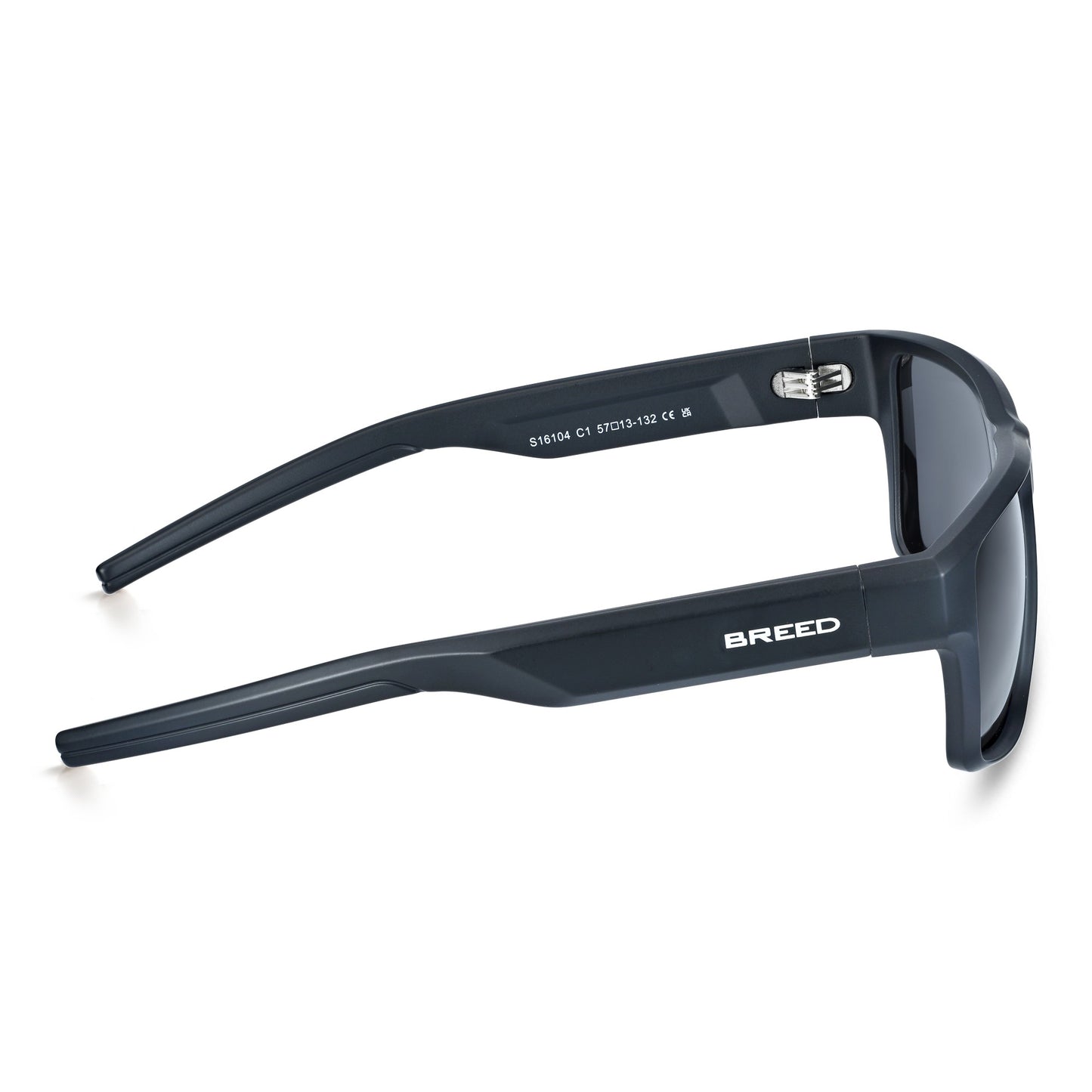 Breed Axion Polarized Sunglasses - Black/Black - BSG073C1