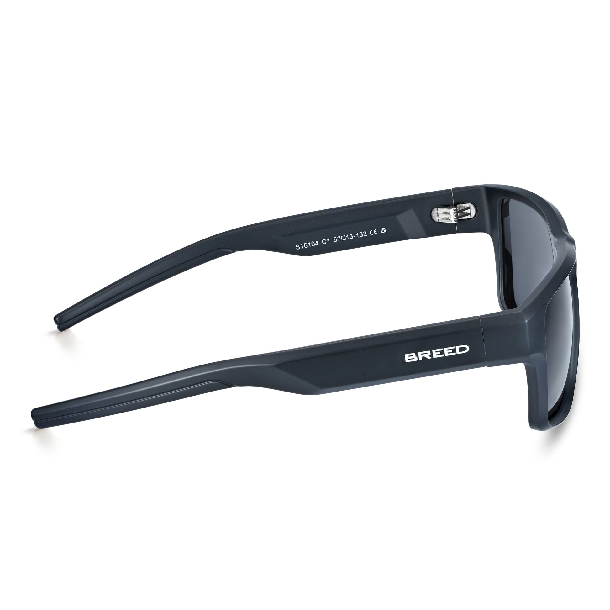 Breed Axion Polarized Sunglasses - Black/Black - BSG073C1