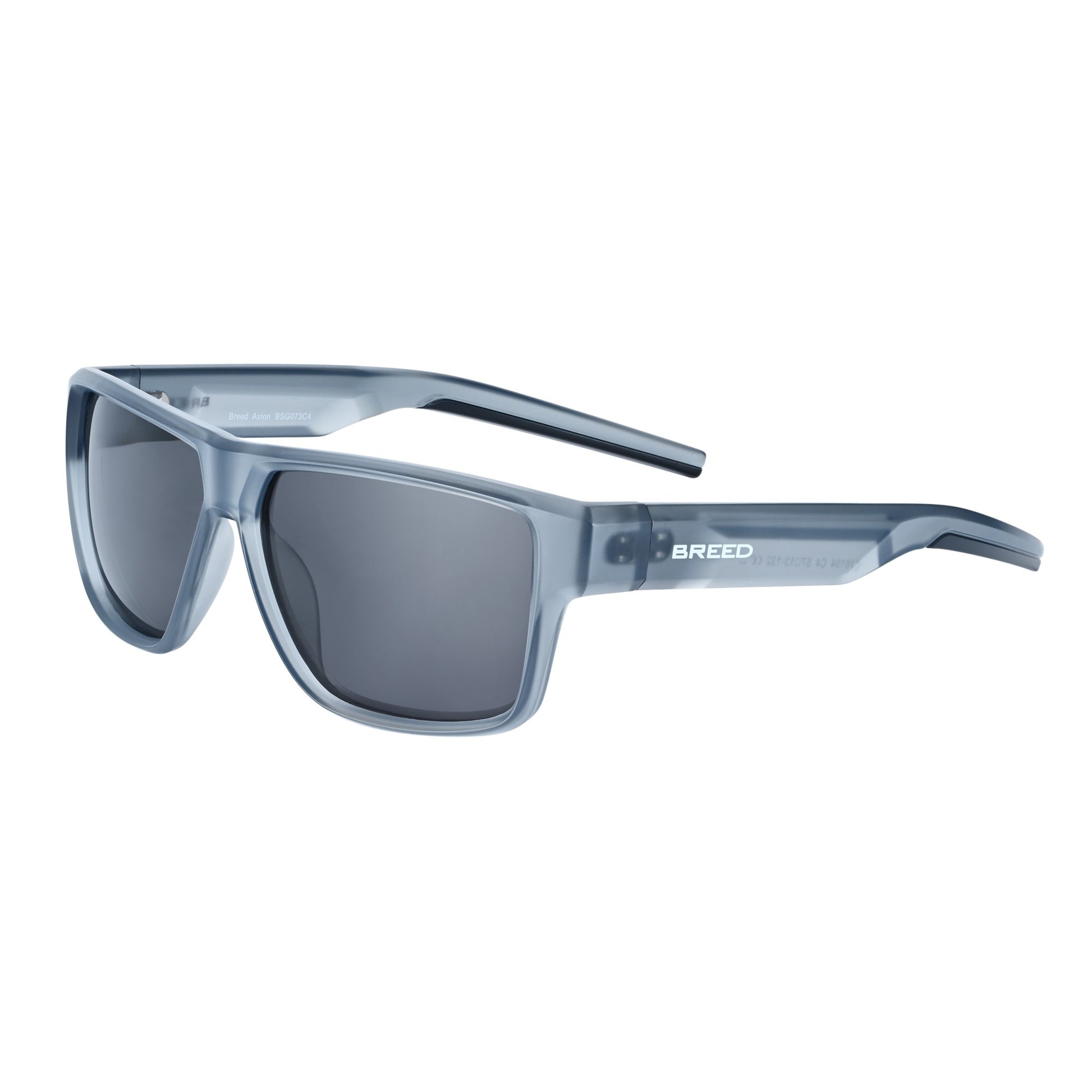 Breed Axion Polarized Sunglasses - Grey/Black - BSG073C4