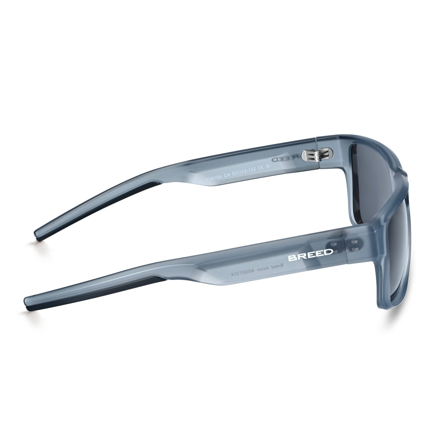 Breed Axion Polarized Sunglasses - Grey/Black - BSG073C4