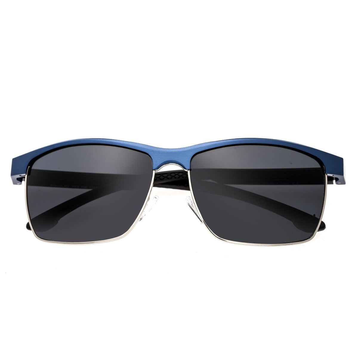 Breed Bode Aluminium Polarized Sunglasses - Blue/Black - BSG026BL