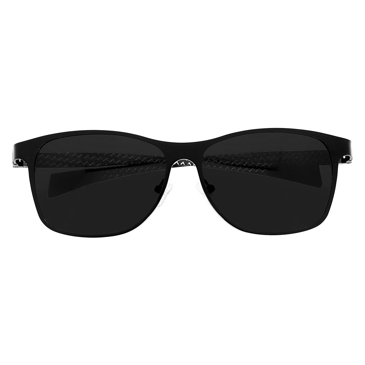 Breed Templar Titanium Polarized Sunglasses - Black/Black - BSG035BK