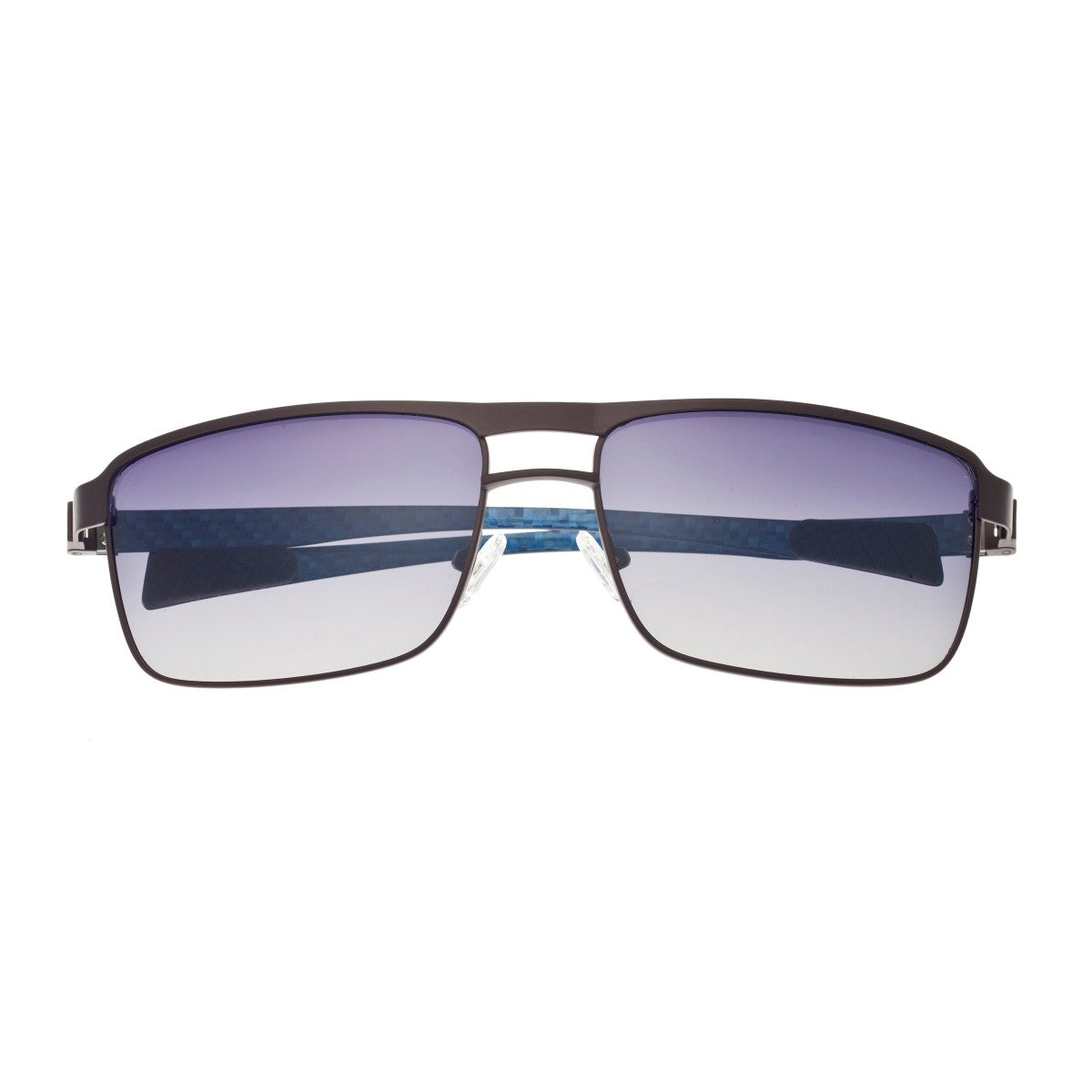 Breed Taurus Titanium and Carbon Fiber Polarized Sunglasses - Brown/Blue - BSG005BN
