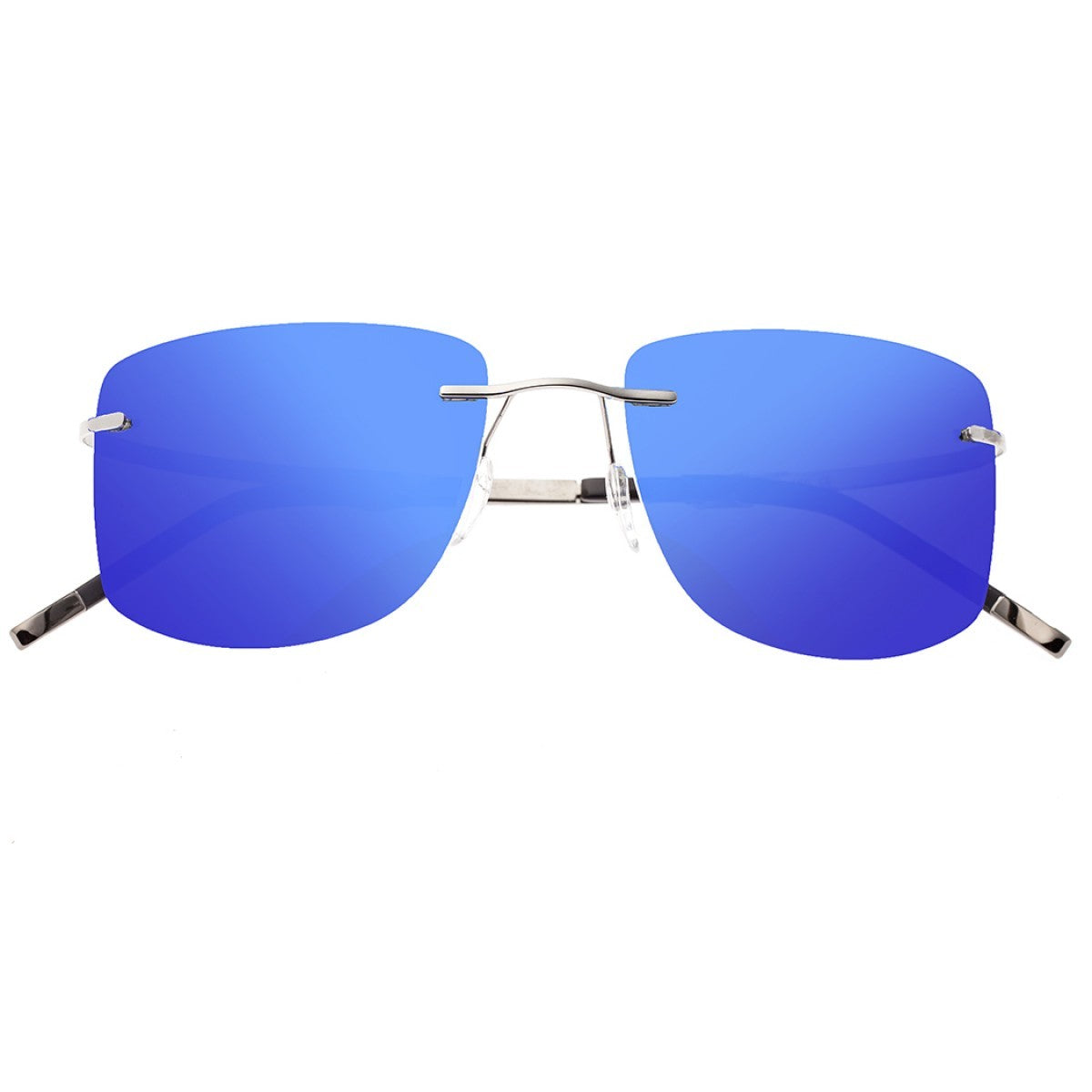Breed Aero Polarized Sunglasses - Gunmetal/Purple-Blue - BSG041GM