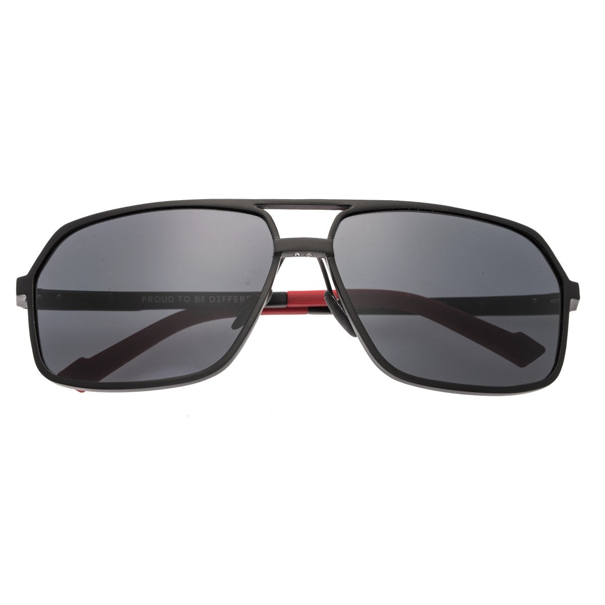 Breed Fornax Aluminium Polarized Sunglasses - Black/Black - BSG023BK