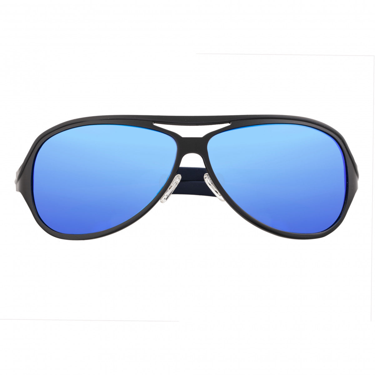 Breed Langston Aluminium Polarized Sunglasses - Black/Blue - BSG012BK