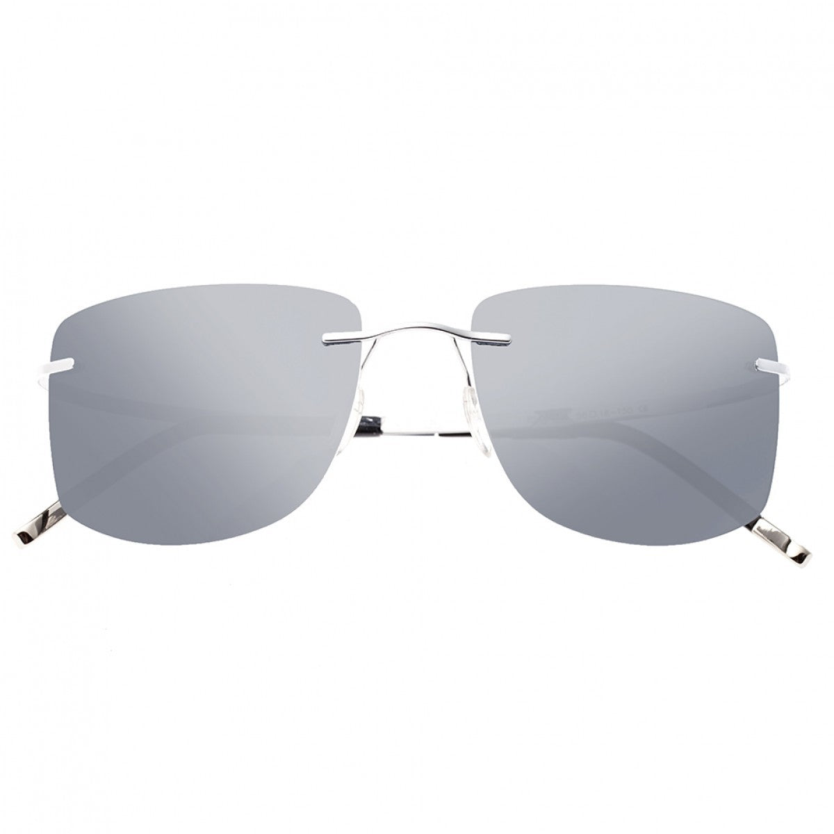 Breed Aero Polarized Sunglasses - Silver/Black - BSG041SL