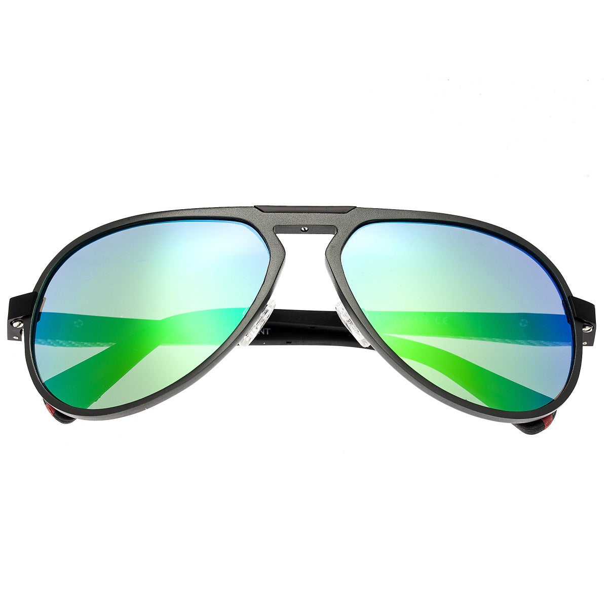 Breed Octans Titanium Polarized Sunglasses - Gunmetal/Green - BSG028ST