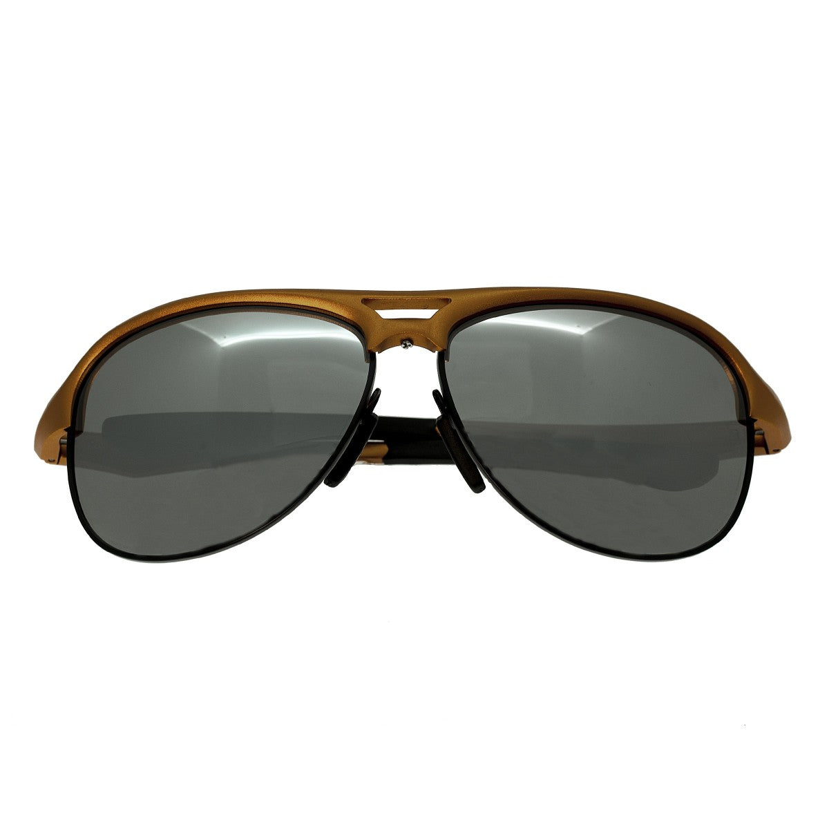 Breed Jupiter Aluminium Polarized Sunglasses - Orange/Silver - BSG019OG