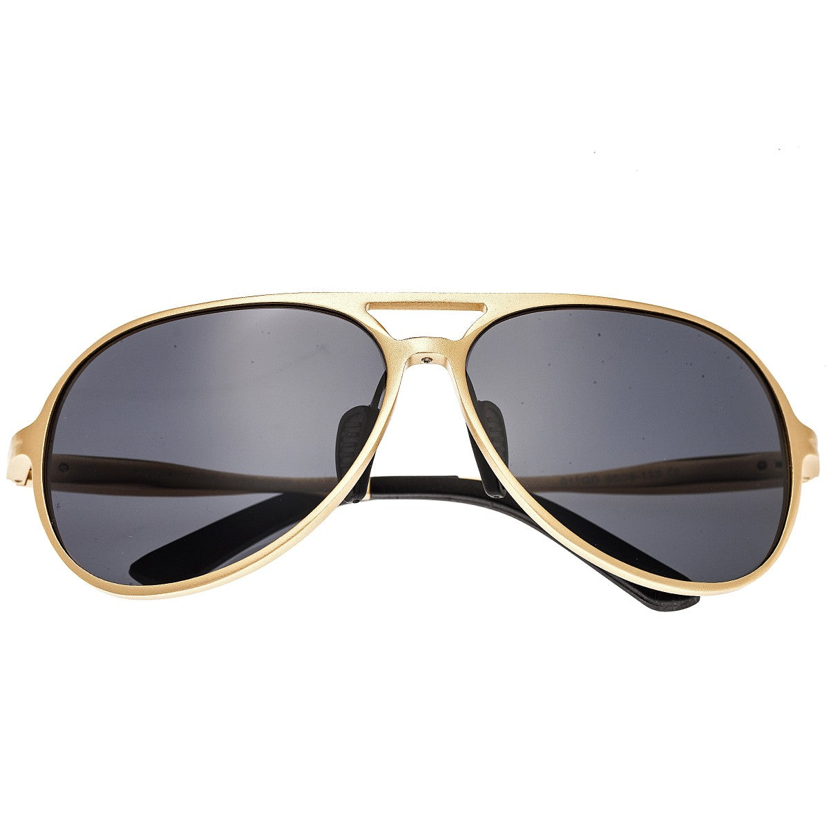 Breed Earhart Aluminium Polarized Sunglasses - Gold/Black - BSG011GD