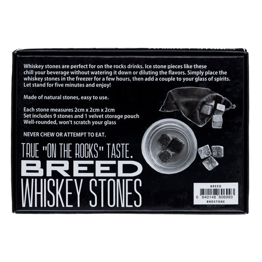 Breed Whiskey Stones 9 Cube Set - BRDSTONE