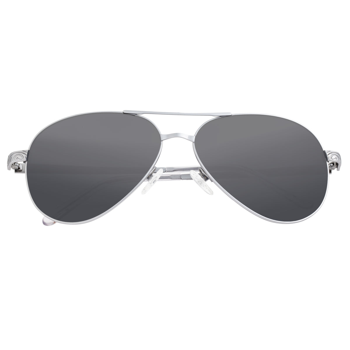 Breed Void Titanium Polarized Sunglasses - Silver/Black - BSG059SL