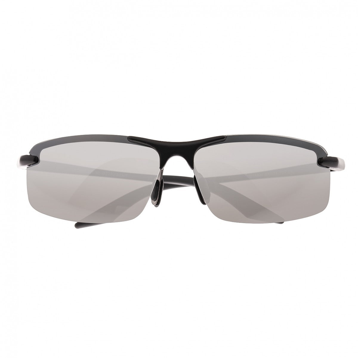Breed Lynx Aluminium Polarized Sunglasses - Black/Silver - BSG015BK