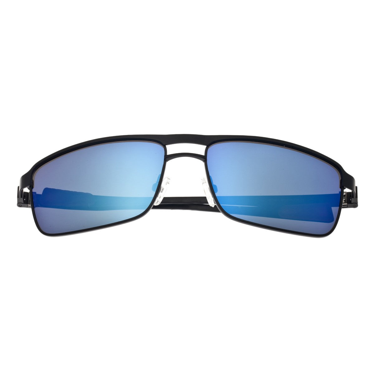 Breed Taurus Titanium and Carbon Fiber Polarized Sunglasses - Black/Blue - BSG005BK
