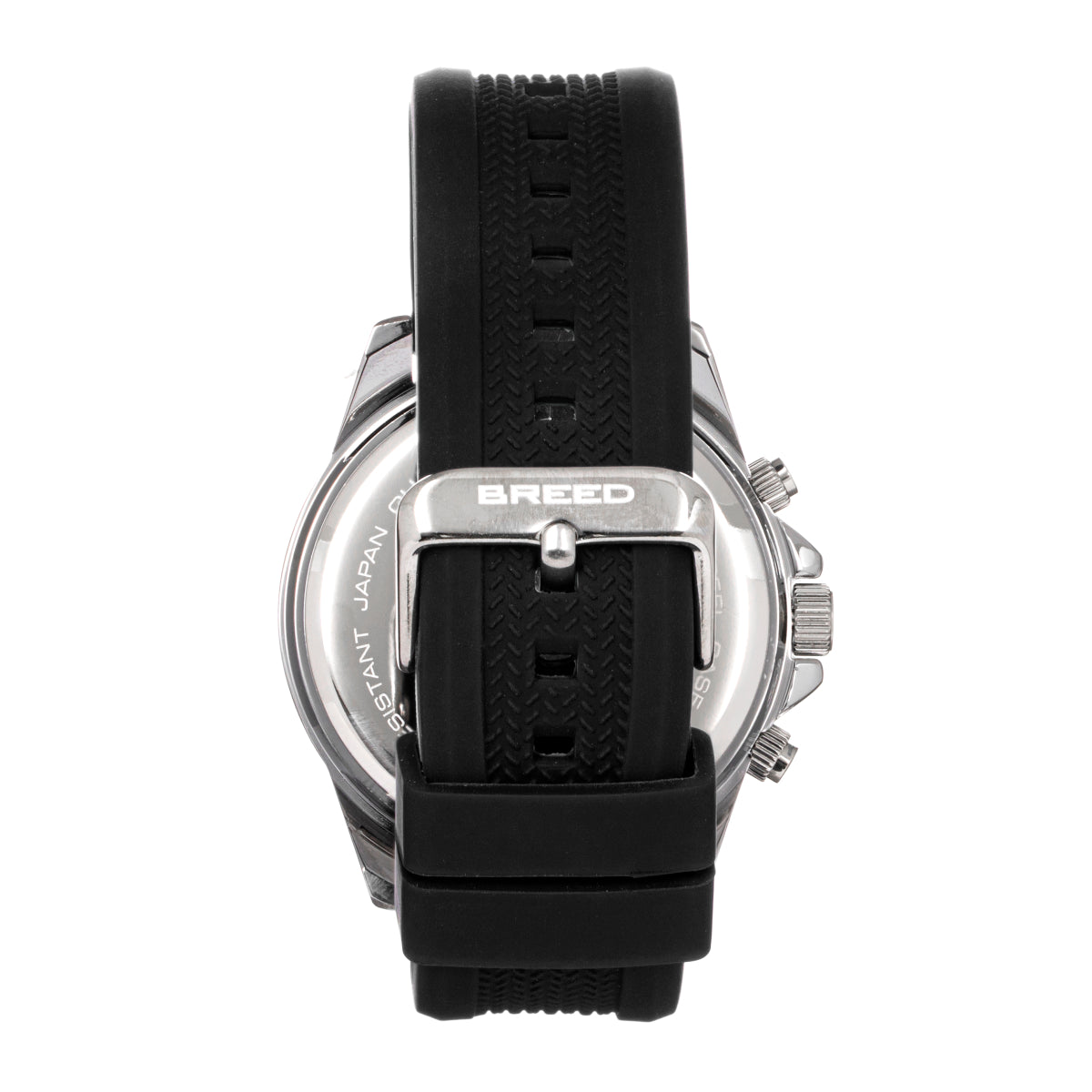 Breed Tempo Chronograph Strap Watch - Black - BRD9103