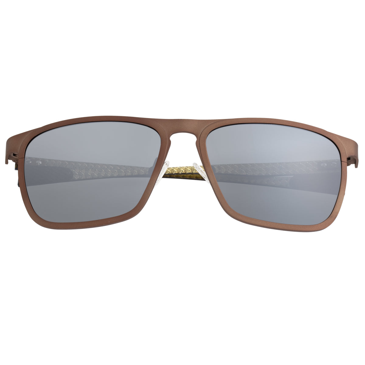 Breed Capricorn Titanium Polarized Sunglasses - Brown/Black - BSG031BN