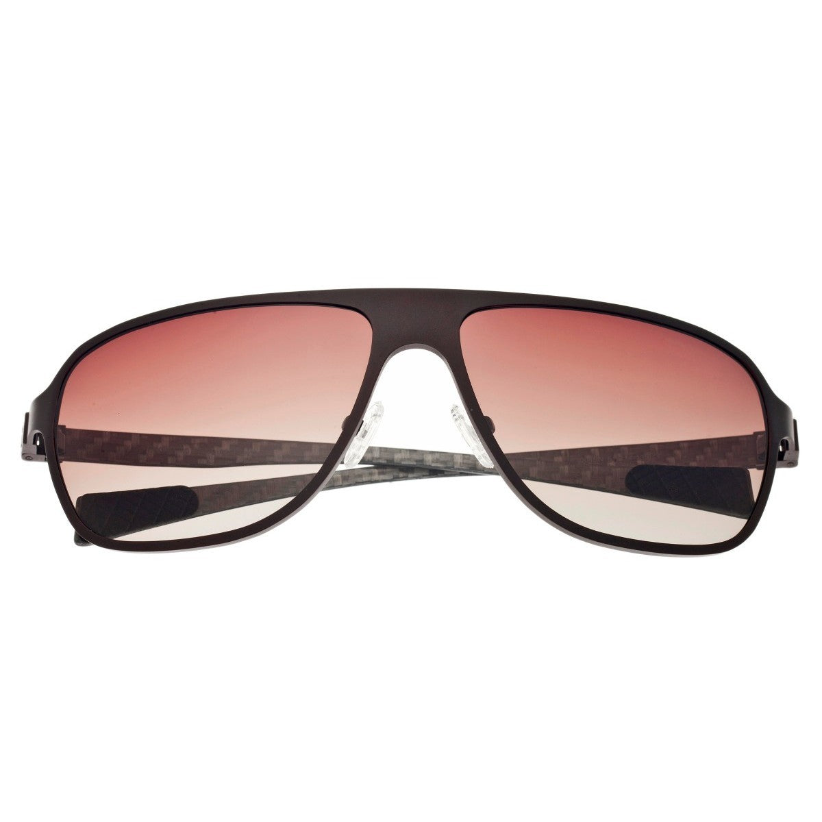 Breed Atmosphere Titanium and Carbon Fiber Polarized Sunglasses - Brown/Brown - BSG004BN