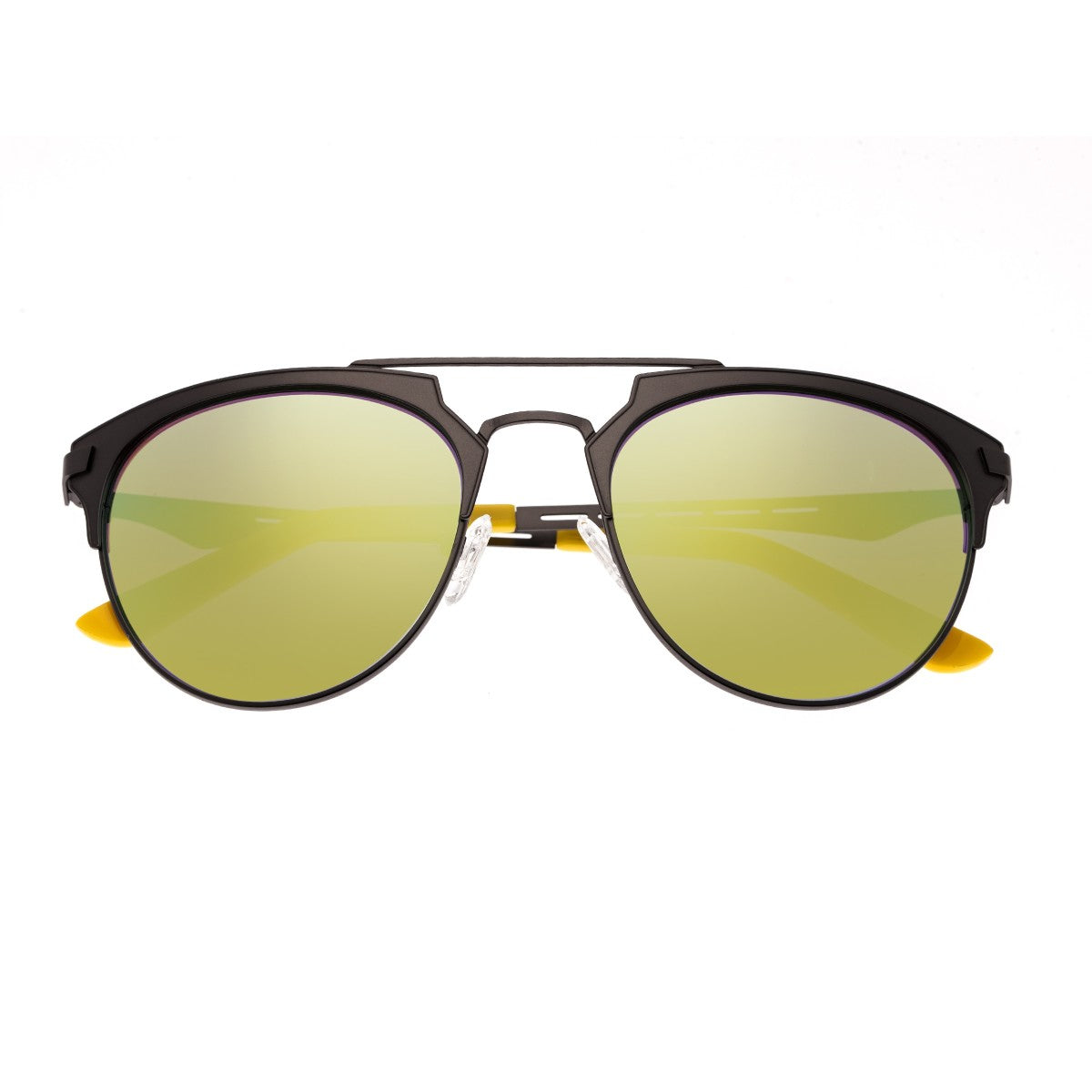 Breed Hercules Titanium Polarized Sunglasses - Gunmetal/Celeste-Yellow - BSG039GM