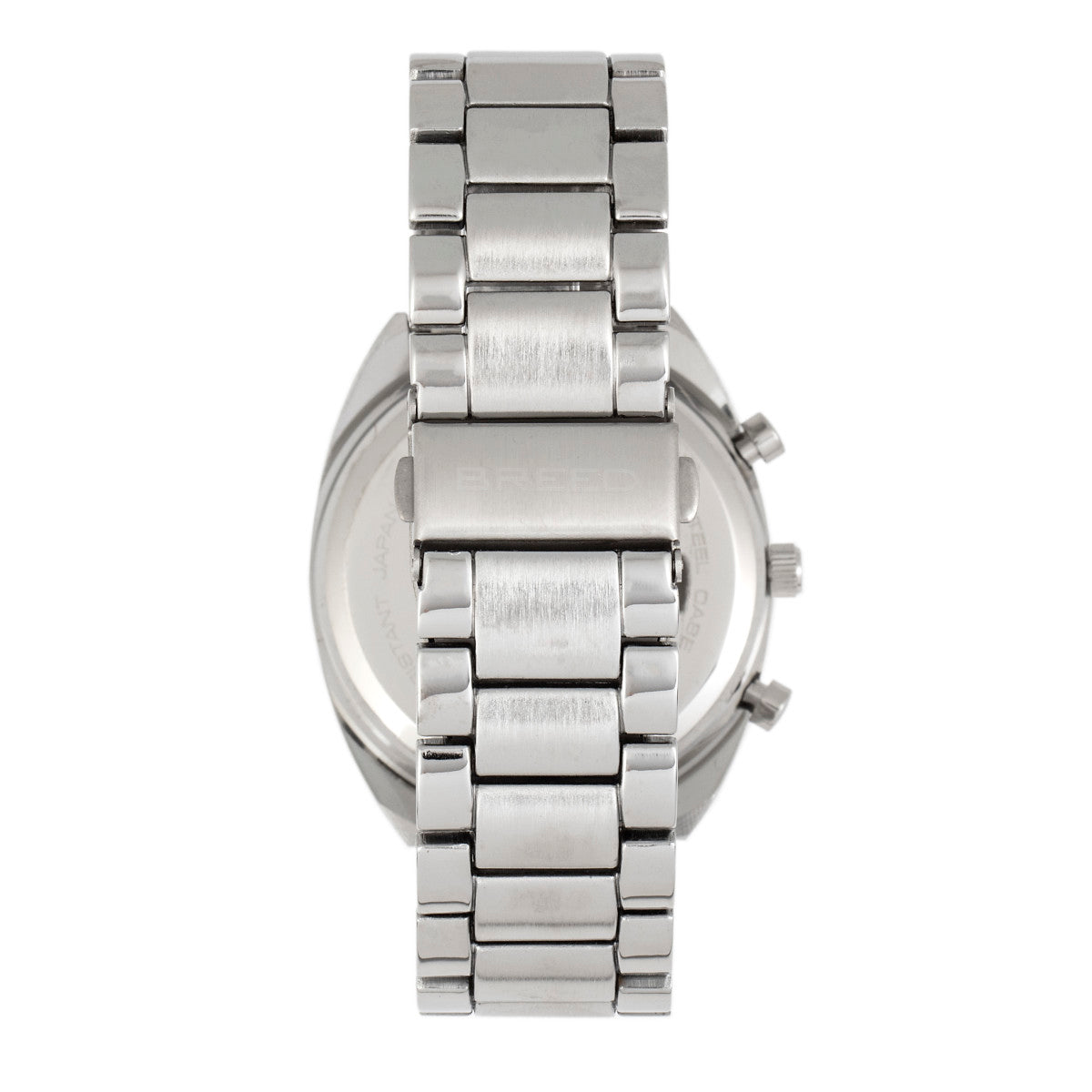 Breed Racer Chronograph Bracelet Watch w/Date - Silver/Black - BRD8501