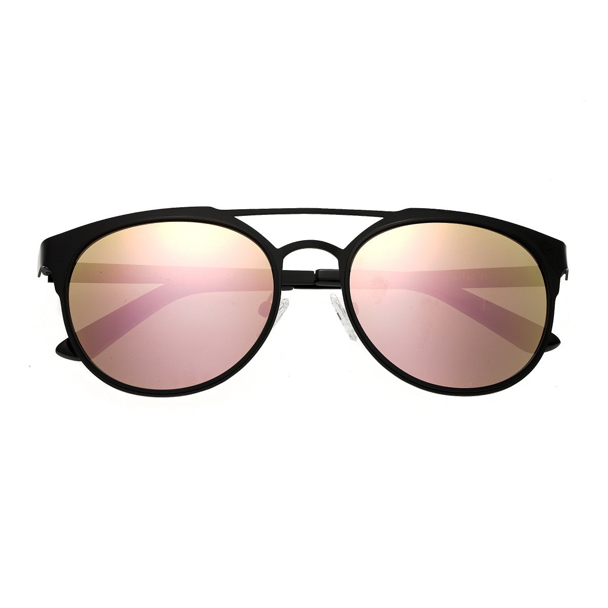 Breed Mensa Titanium Polarized Sunglasses - Black/Rose Gold - BSG037BK