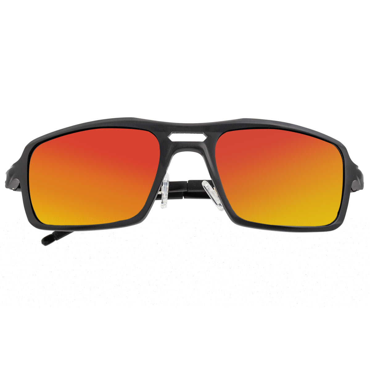 Breed Orpheus Aluminum Polarized Sunglasses - Black/Red-Yellow - BSG062RD