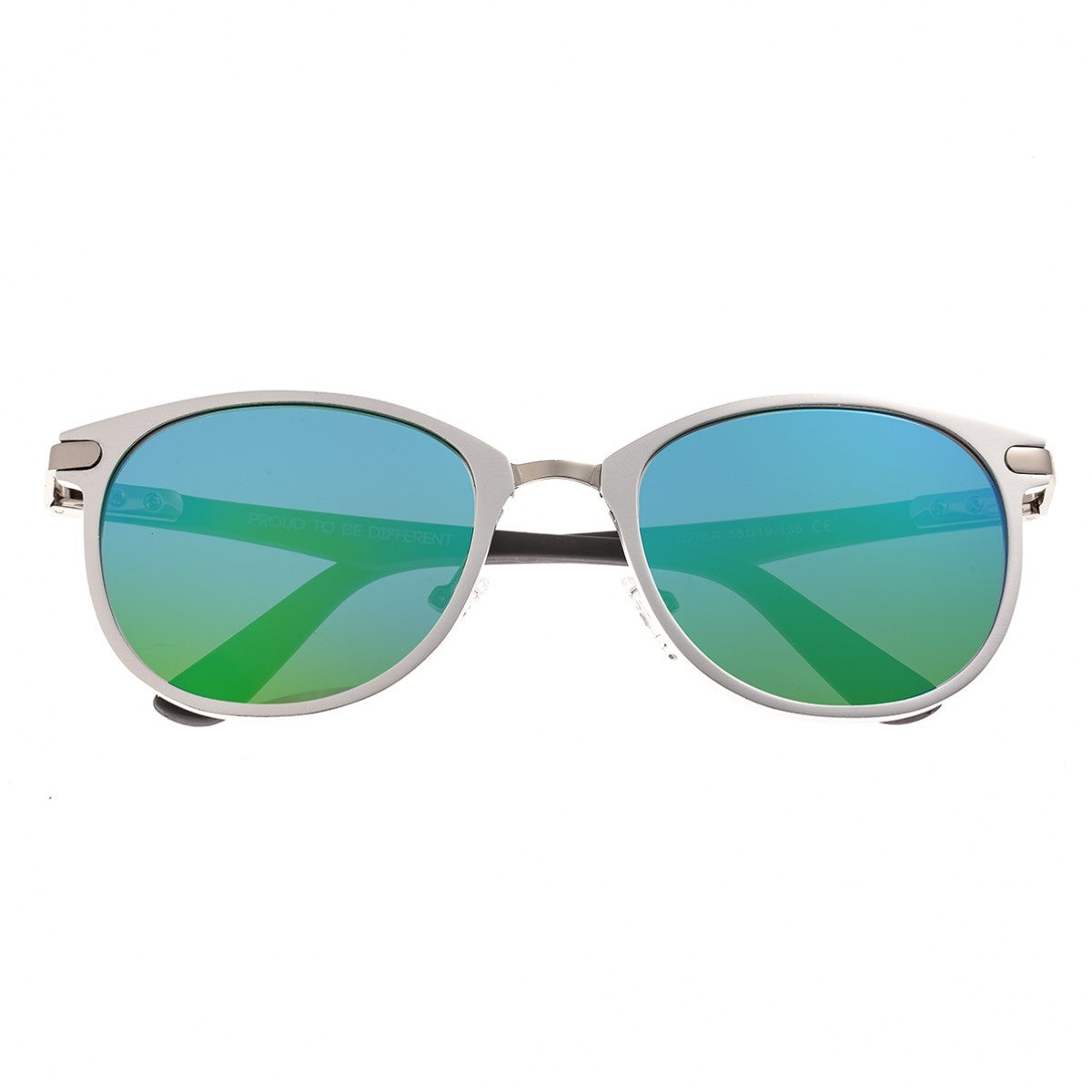 Breed Cetus Aluminium and Carbon Fiber Polarized Sunglasses - Silver/Blue - BSG027SR