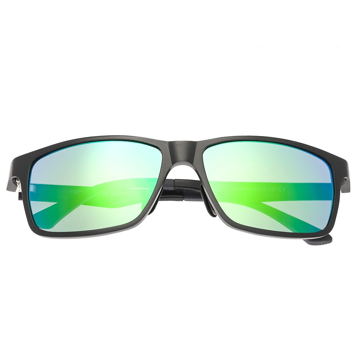 Breed Vulpecula Titanium Polarized Sunglasses - Gunmetal/Blue-Green - BSG029GM