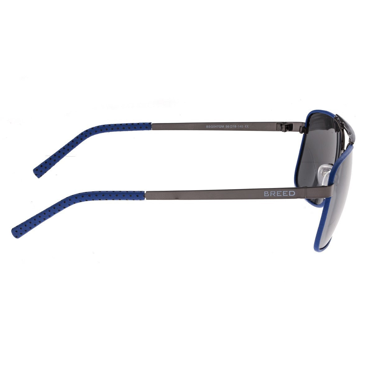 Breed Draco Polarized Sunglasses - Gunmetal/Black - BSG047GM