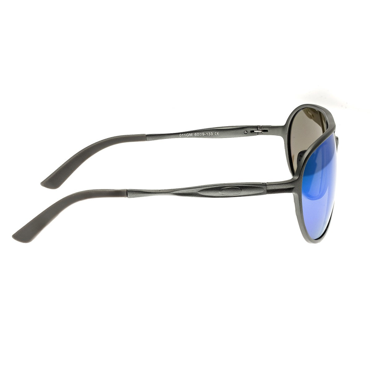 Breed Earhart Aluminium Polarized Sunglasses - Gunmetal/Blue-Green - BSG011GM