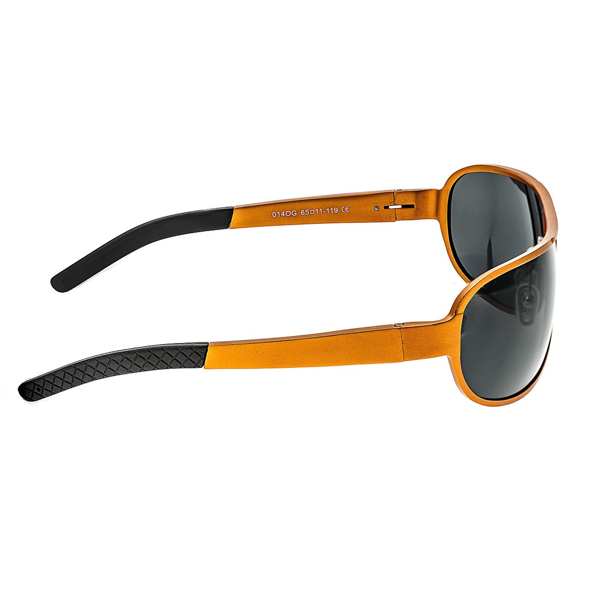 Breed Xander Aluminium Polarized Sunglasses - Orange/Black - BSG014OG