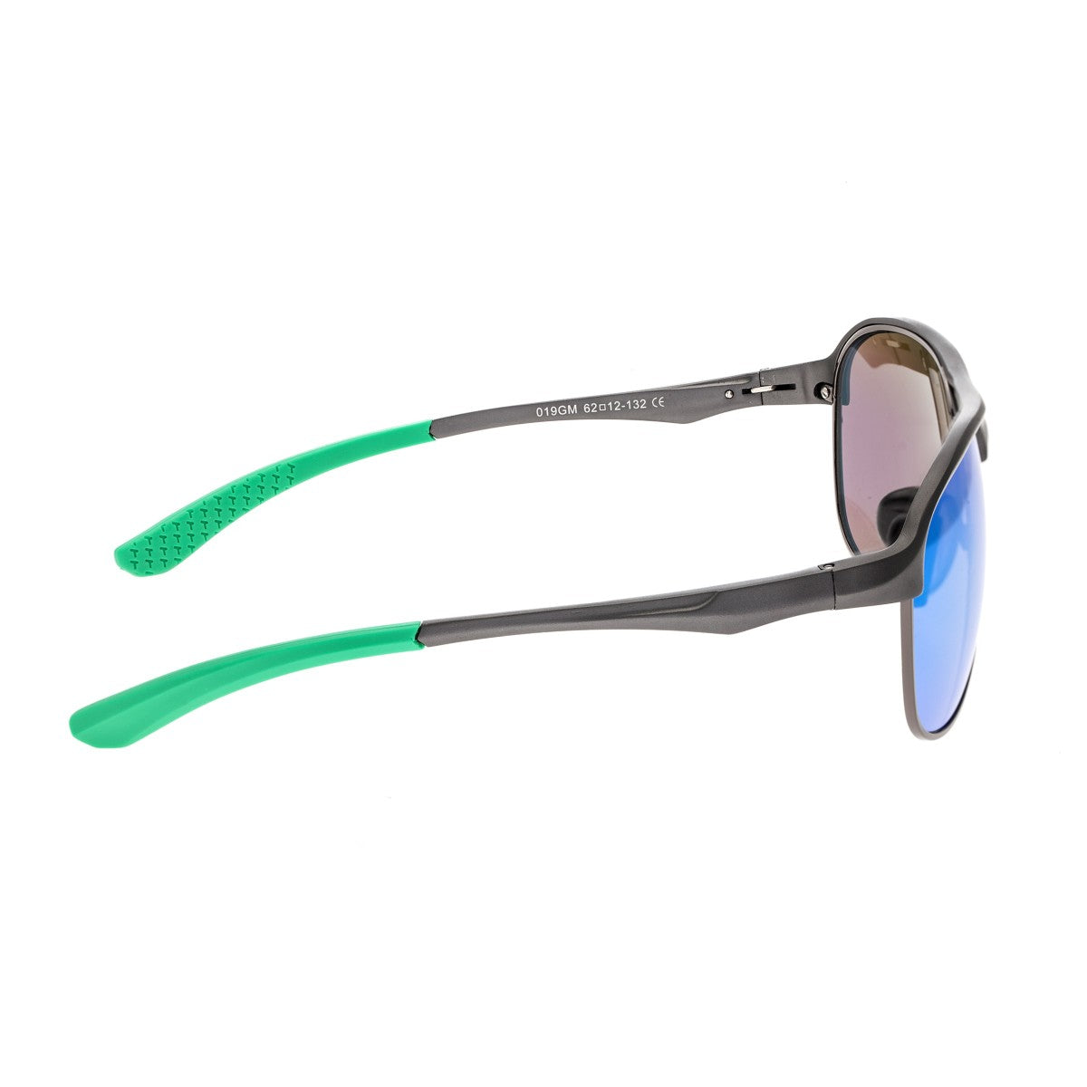 Breed Jupiter Aluminium Polarized Sunglasses - Gunmetal/Blue-Green - BSG019GM