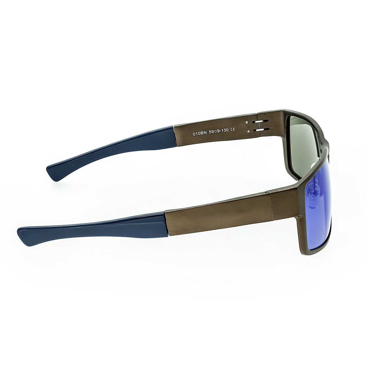 Breed Stratus Aluminium Polarized Sunglasses - Brown/Blue - BSG010BN