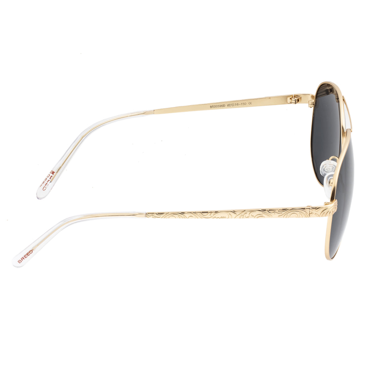 Breed Void Titanium Polarized Sunglasses - Gold/Black - BSG059GD