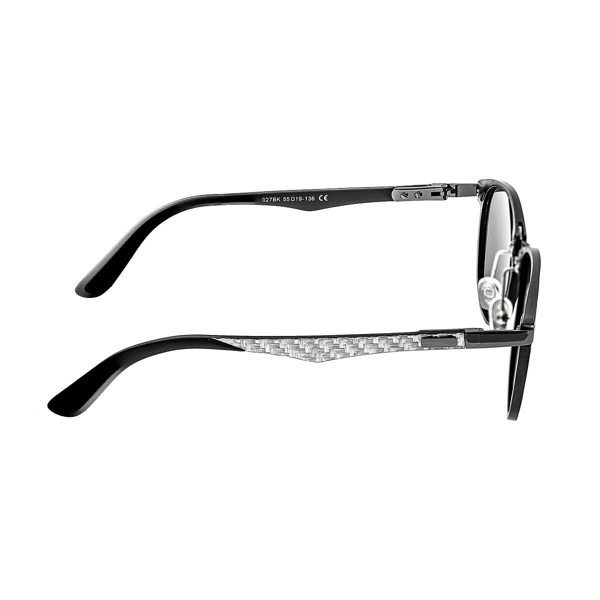 Breed Cetus Aluminium and Carbon Fiber Polarized Sunglasses - Black/Gold - BSG027BK