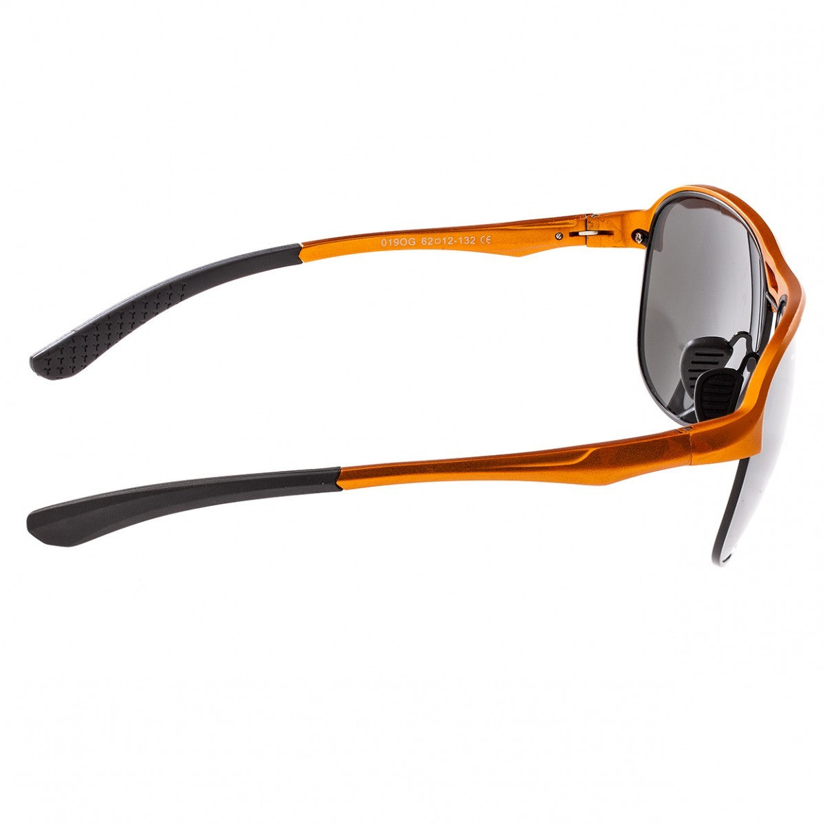 Breed Jupiter Aluminium Polarized Sunglasses - Orange/Silver - BSG019OG