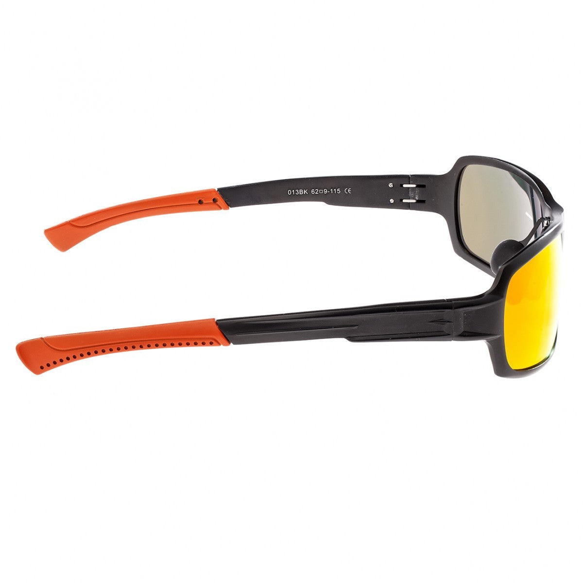 Breed Cosmos Aluminium Polarized Sunglasses - Black/Red-Yellow - BSG013BK