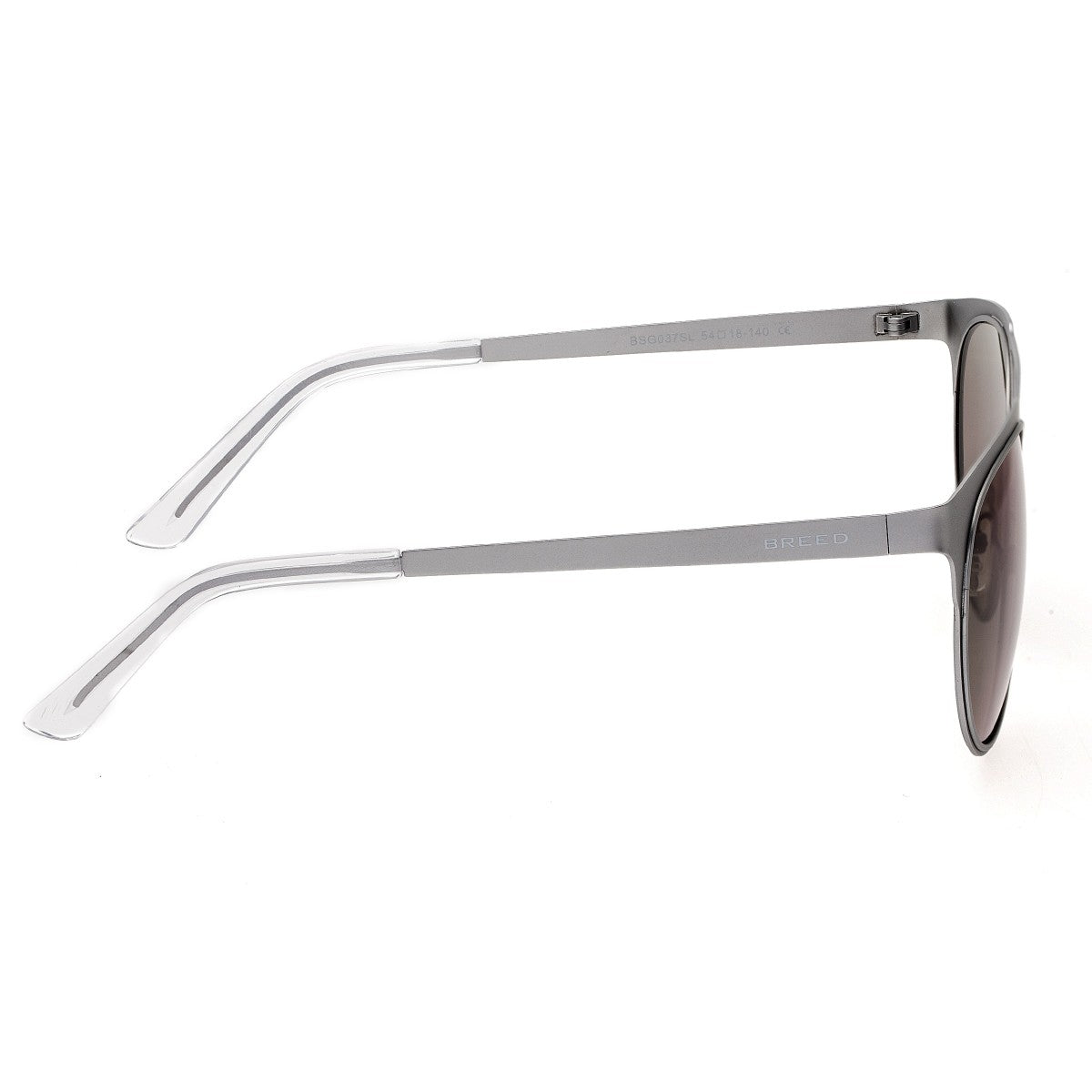 Breed Mensa Titanium Polarized Sunglasses - Silver/Purple-Blue - BSG037SL