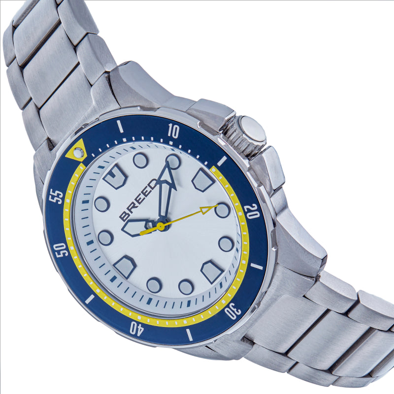 Breed Colton Bracelet Watch - White/Navy - BRD9406