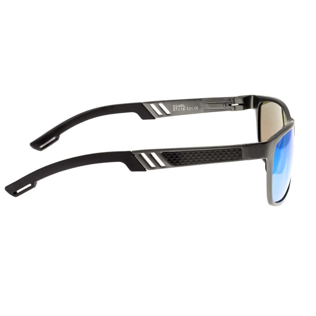 Breed Pyxis Titanium Polarized Sunglasses - Gunmetal/Blue - BSG024BL