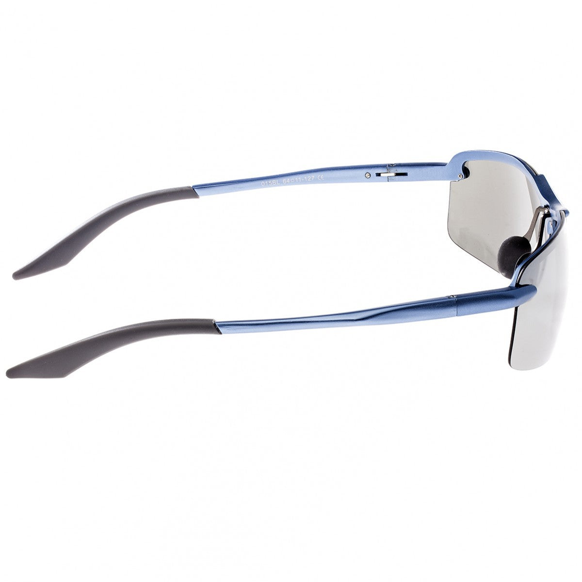 Breed Lynx Aluminium Polarized Sunglasses - Blue/Silver - BSG015BL