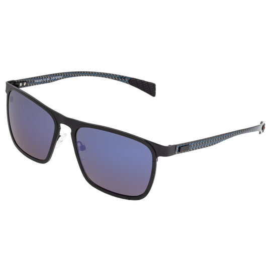 Breed Capricorn Titanium Polarized Sunglasses - Black/Blue - BSG031BK